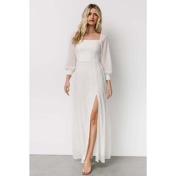 Baltic Born Giselle Maxi Dress | White Size L - Picture 2 of 5